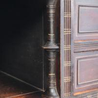 Daniel Cottier, Aesthetic Movement Painted Egyptian Revival Side Cabinet/Desk with Drawers - Thumbnail 11
