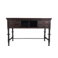 Daniel Cottier, Aesthetic Movement Painted Egyptian Revival Side Cabinet/Desk with Drawers - Thumbnail 2