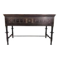 Daniel Cottier, Aesthetic Movement Painted Egyptian Revival Side Cabinet/Desk with Drawers - Thumbnail 7