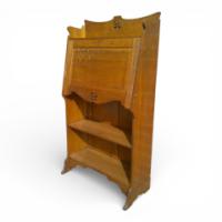 A Well-Crafted Arts & Crafts Oak Bureau Bookcase - Thumbnail 1