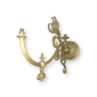 A Single Arts & Crafts Patinated Copper & Brass Wall Light