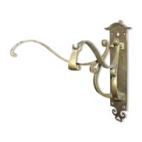 A Small Arts & Crafts Brass Wall Light