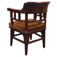 Collinson & Lock Attributed, Aesthetic Movement Mahogany Armchair - Thumbnail 5
