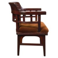 Collinson & Lock Attributed, Aesthetic Movement Mahogany Armchair - Thumbnail 8