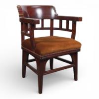 Collinson & Lock Attributed, Aesthetic Movement Mahogany Armchair