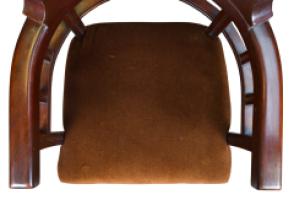 Collinson & Lock Attributed, Aesthetic Movement Mahogany Armchair - Thumbnail 12
