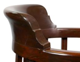 Collinson & Lock Attributed, Aesthetic Movement Mahogany Armchair - Thumbnail 13