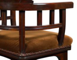 Collinson & Lock Attributed, Aesthetic Movement Mahogany Armchair - Thumbnail 15