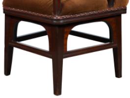 Collinson & Lock Attributed, Aesthetic Movement Mahogany Armchair - Thumbnail 17