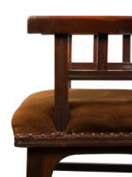 Collinson & Lock Attributed, Aesthetic Movement Mahogany Armchair - Thumbnail 20