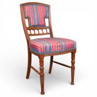 Bruce Talbert Attributed for Gillows – Aesthetic Movement Walnut Side Chair - Thumbnail 1