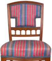 Bruce Talbert Attributed, for Gillows, Aesthetic Movement Walnut Side Chair - Thumbnail 10