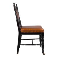 Daniel Cottier Attributed, Aesthetic Movement Ebonised Side Chair - Thumbnail 8