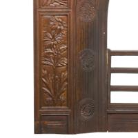 Thomas Jeckyll, Aesthetic Movement Cast Iron Fire Insert 'birds of paradise set amongst chrysanthemums and cherry blossom' - Thumbnail 6