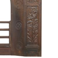 Thomas Jeckyll, Aesthetic Movement Cast Iron Fire Insert 'birds of paradise set amongst chrysanthemums and cherry blossom' - Thumbnail 9