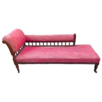Bruce Talbert Attributed, for Gillows, Aesthetic Movement Oak Chaise Lounge - Thumbnail 2