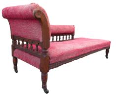 Bruce Talbert Attributed for Gillows – Aesthetic Movement Oak Chaise Lounge - Thumbnail 6