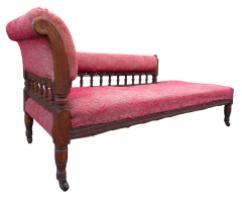 Bruce Talbert Attributed, for Gillows, Aesthetic Movement Oak Chaise Lounge - Thumbnail 8