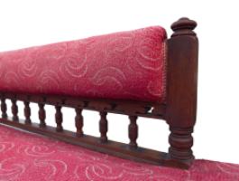 Bruce Talbert Attributed for Gillows – Aesthetic Movement Oak Chaise Lounge - Thumbnail 9