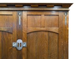 E G Punnett Attributed for William Birch – Arts and Crafts Oak Bedroom Suite  - Thumbnail 7