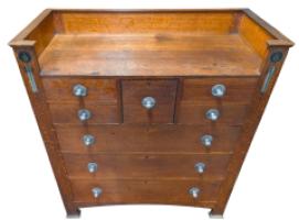 E G Punnett Attributed for William Birch – Arts and Crafts Oak Bedroom Suite  - Thumbnail 16