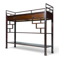 E. W. Godwin Attributed, Anglo-Japanese Walnut Buffet or Hall Table