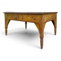 E. W. Godwin Attributed, Gothic Aesthetic Movement Oak Desk