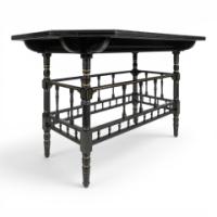 Gillows & Co. Attributed, Aesthetic Movement Gilt Ebonised Walnut Centre Table - Thumbnail 5