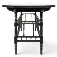 Gillows & Co. Attributed, Aesthetic Movement Gilt Ebonised Walnut Centre Table - Thumbnail 3