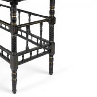 Gillows & Co. Attributed, Aesthetic Movement Gilt Ebonised Walnut Centre Table - Thumbnail 2
