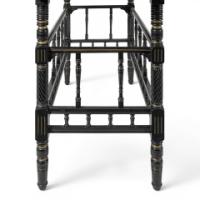Gillows & Co. Attributed, Aesthetic Movement Gilt Ebonised Walnut Centre Table - Thumbnail 4