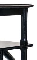 Daniel Cottier, Anglo-Japanese Ebonised Two-Tier Side Table with Thebes Style - Thumbnail 7