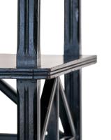 Daniel Cottier, Anglo-Japanese Ebonised Two-Tier Side Table with Thebes Style - Thumbnail 8