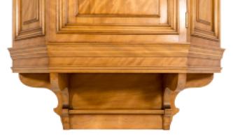 Collinson & Lock. Aesthetic Movement Satin Walnut Breakfront Wall Cupboard - Thumbnail 12