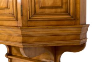 Collinson & Lock. Aesthetic Movement Satin Walnut Breakfront Wall Cupboard - Thumbnail 11