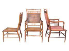 E. W. Godwin for William Watt, Anglo-Japanese Walnut Armchair with Spindle Back - Thumbnail 20