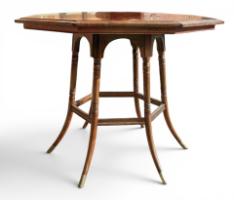 E. W. Godwin for William Watt. Anglo-Japanese rosewood table - Thumbnail 1