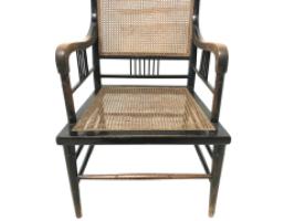E. W. Godwin. Anglo-Japanese Ebonised Beech and Caned Armchair - Thumbnail 17