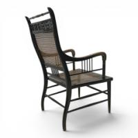 E. W. Godwin. Anglo-Japanese Ebonised Beech and Caned Armchair - Thumbnail 13