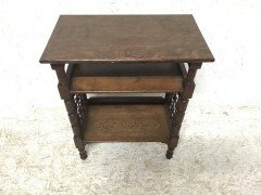 Liberty and Co. An Arts and Crafts oak music/book stand - Thumbnail 3