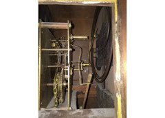 Margaret Gilmour. exceptional and large Glasgow School brass wall clock - Thumbnail 15