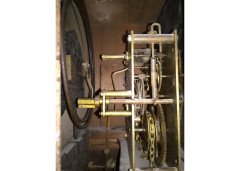 Margaret Gilmour. exceptional and large Glasgow School brass wall clock - Thumbnail 16