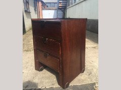 An Unusual Mid-Century Modern Metamorphic Desk with Exposed Tenons