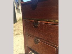 An Unusual Mid-Century Modern Metamorphic Desk with Exposed Tenons - Thumbnail 3