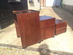 An Unusual Mid-Century Modern Metamorphic Desk with Exposed Tenons - Thumbnail 4