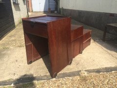An Unusual Mid-Century Modern Metamorphic Desk with Exposed Tenons - Thumbnail 5