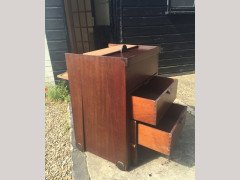 An Unusual Mid-Century Modern Metamorphic Desk with Exposed Tenons - Thumbnail 12