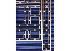 Josef Hoffmann, Style of. A Well-Crafted pair of iron and gilt security gate - Thumbnail 3