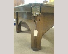 A Rare Arts & Crafts Oak Snooker Table - Thumbnail 4