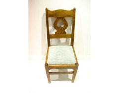 C. F. A Voysey for Liberty & Co. A rare pair of Oak chairs. - Thumbnail 4